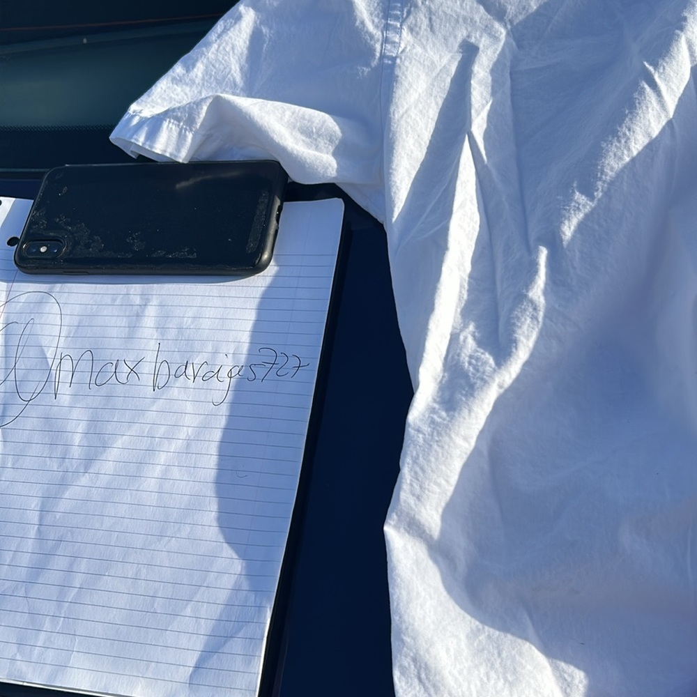 AllSaints XLarge Shirt White Worn 2 times Only